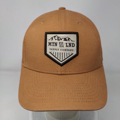 Mountain Land Supply Company Est. 1974 Snapback Hat Brown One Size Adjustable