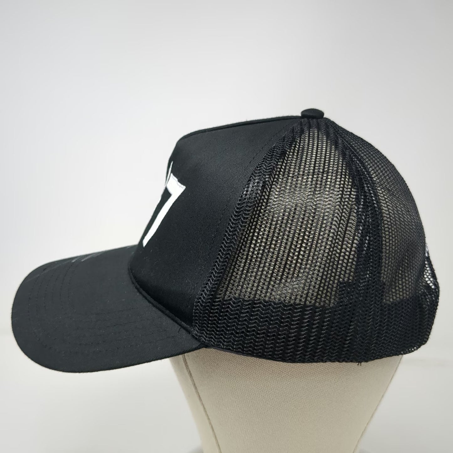 OTTO Warren Zeiders Signed Trucker Hat Black OS Autographed Mesh Snapback Bolt
