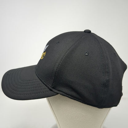 Otto Baseball Cap Black One Size Wealthy Way Lion Logo Strapback Stretch Hat