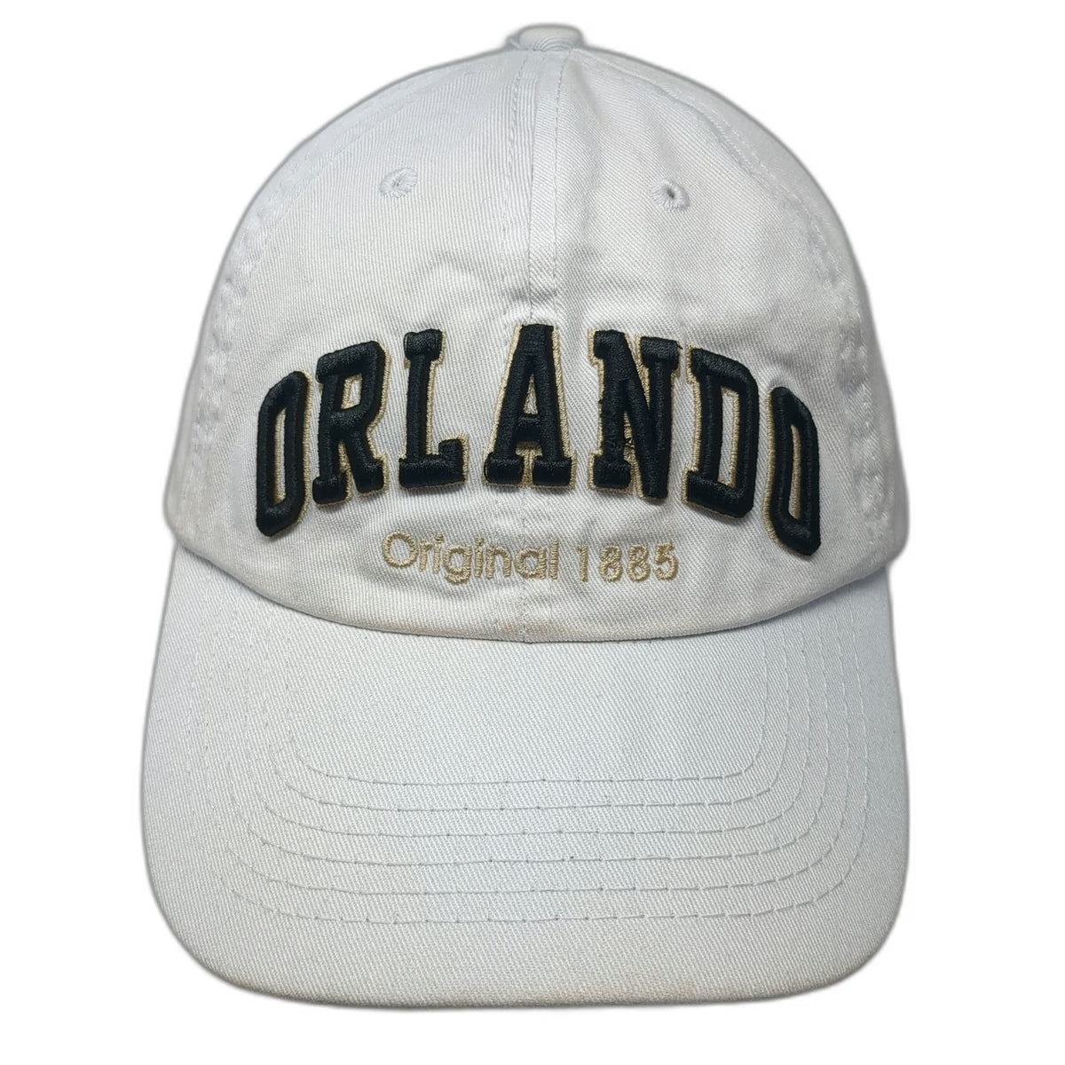Robin Ruth Baseball Cap White One Size Orlando Florida Embroidered Strapback Hat