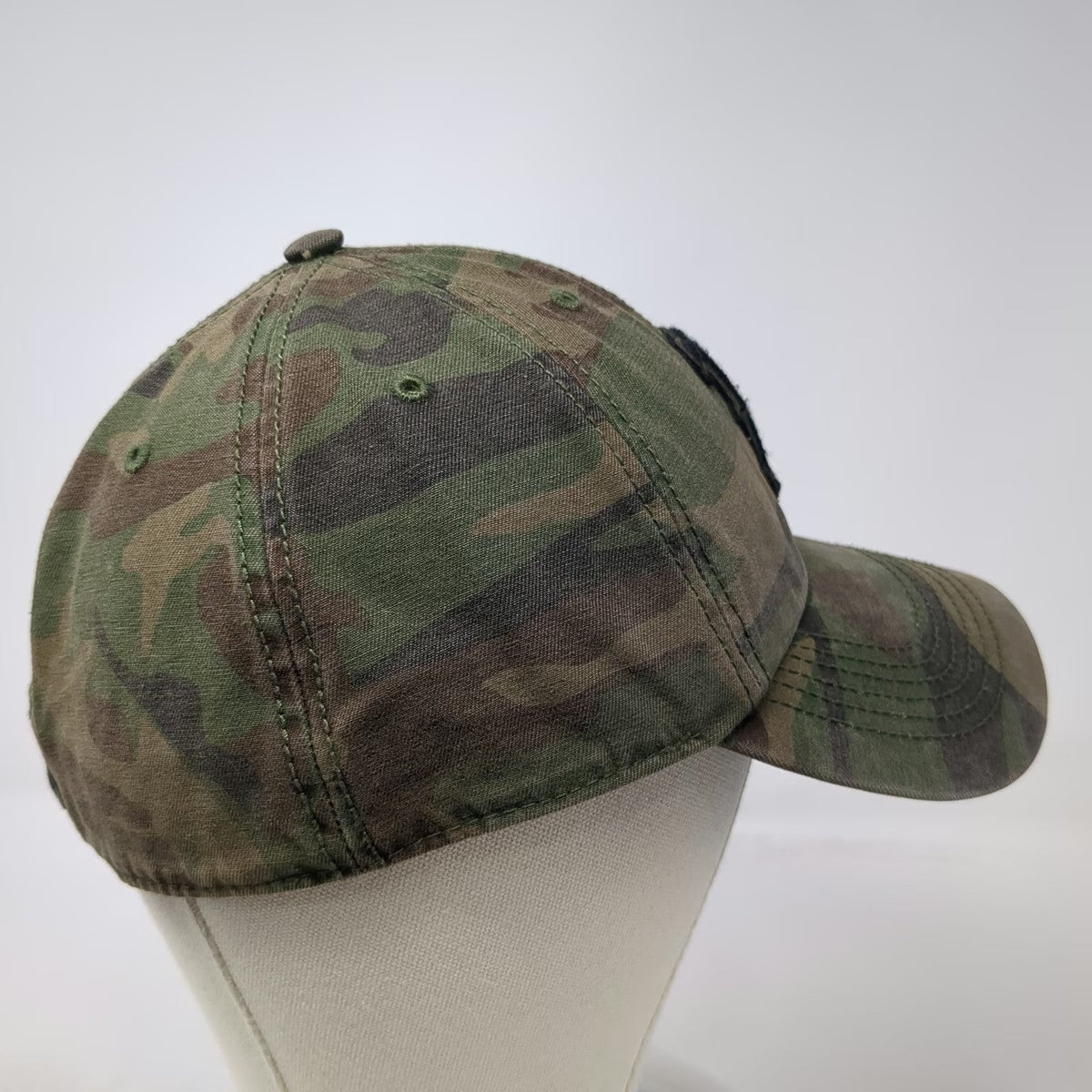Boston Red Sox MLB '47 Brand Baseball Cap Green Brown Black L Camo Fitted Hat
