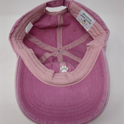 Dog Mom Slideback Hat Pink One Size Adjustable Embroidered 6 Panel Pacific Brim