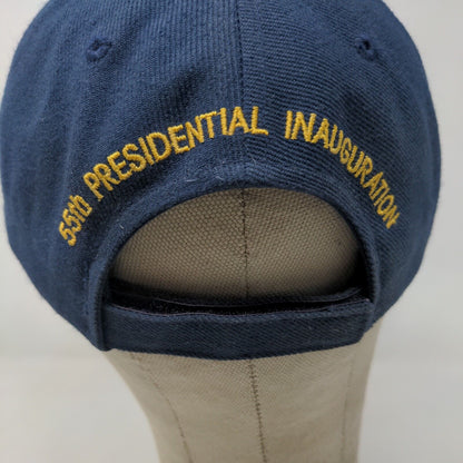 George W. Bush 55th Presidential Inauguration Men's Strapback Hat Blue OSFA VTG