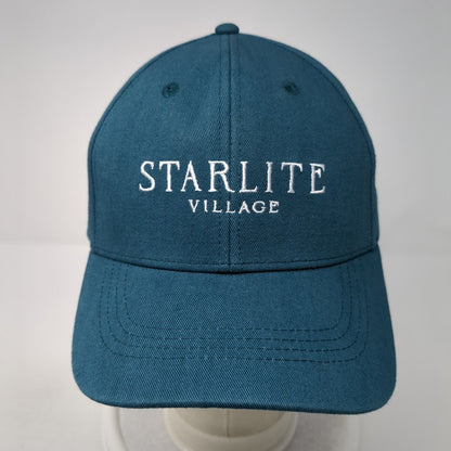 Starlite Village Slideback Hat Blue One Size Adjustable Embroidered 6 Panel