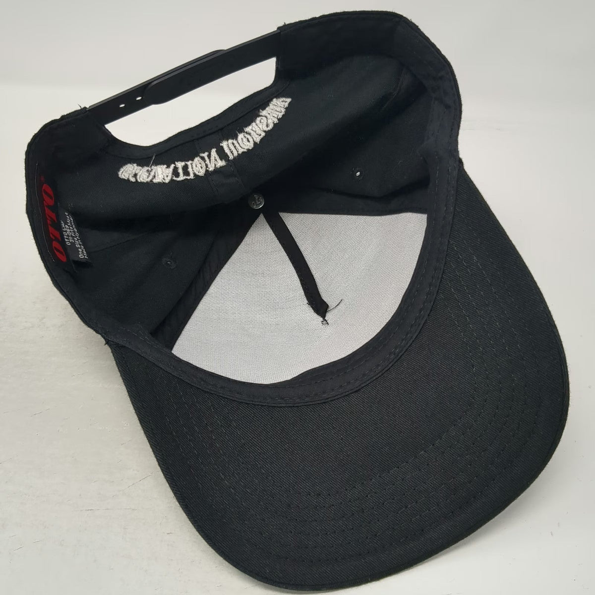 Otto 5 Panel Black Hat One Size Elevation Worship When Wind Meets Fire Snapback