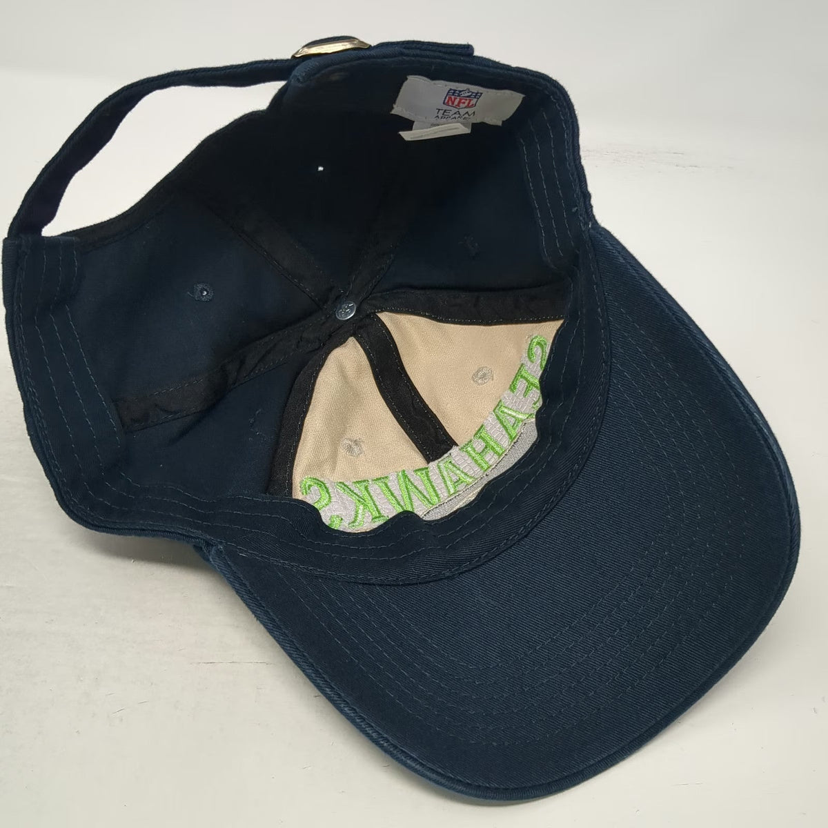 Seattle Seahawks NFL Team Apparel Blue One Size Cap Strapback Embroidered Hat