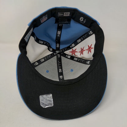 New Era Men's Fitted Hat Multicolor 6 7/8 Embroidered Chicago Bears Logo 54.9CM