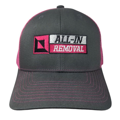 All-In Removal Snapback Trucker Hat Multicolor One Size Adjustable Richardson