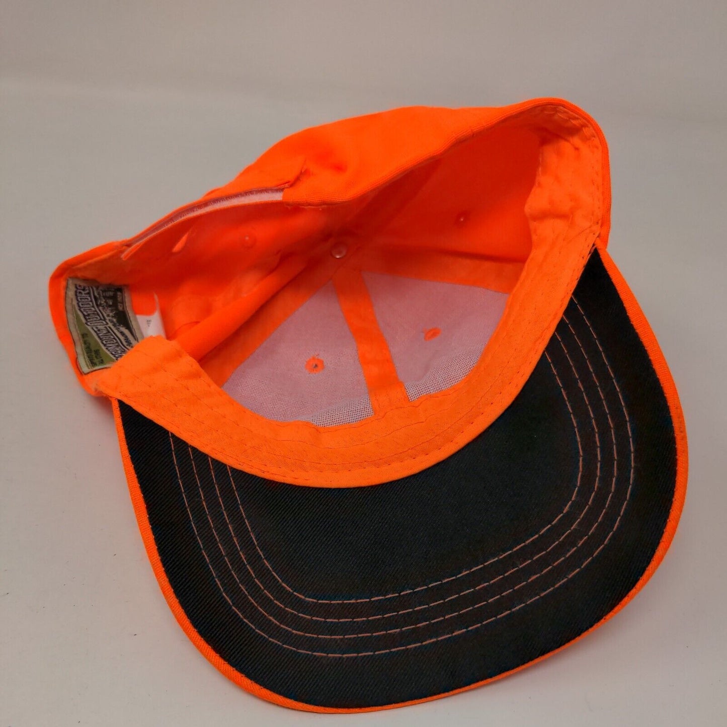 Paramount Outdoors Strapback Hat Orange OSFM Adjustable Blank 6 Panel