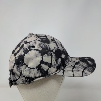 No Boundaries Slideback Hat Black One Size Adjustable Tie Dye Blank