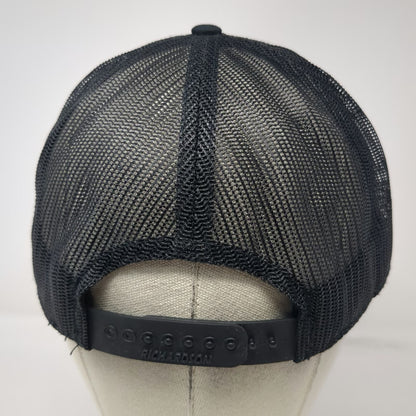 Richardson Trucker Hat Black One Size Flat Bill Mesh Snapback Patch 2024 Hammers