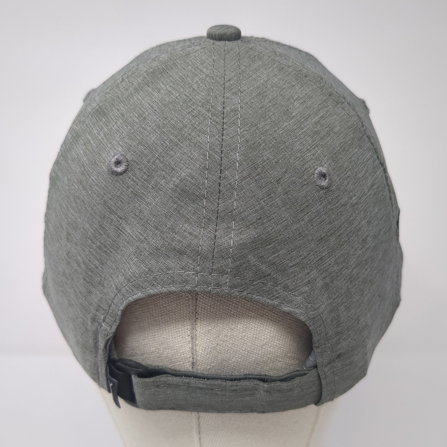 Imperial Strapback Baseball Cap Gray One Size Adjustable True Fit Embroidered