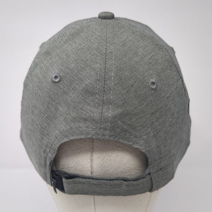 Imperial Strapback Baseball Cap Gray One Size Adjustable True Fit Embroidered