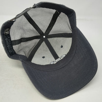 TravisMathew Trucker Hat Gray One Size Snapback Mesh Logo Short Par 4 Exclusive