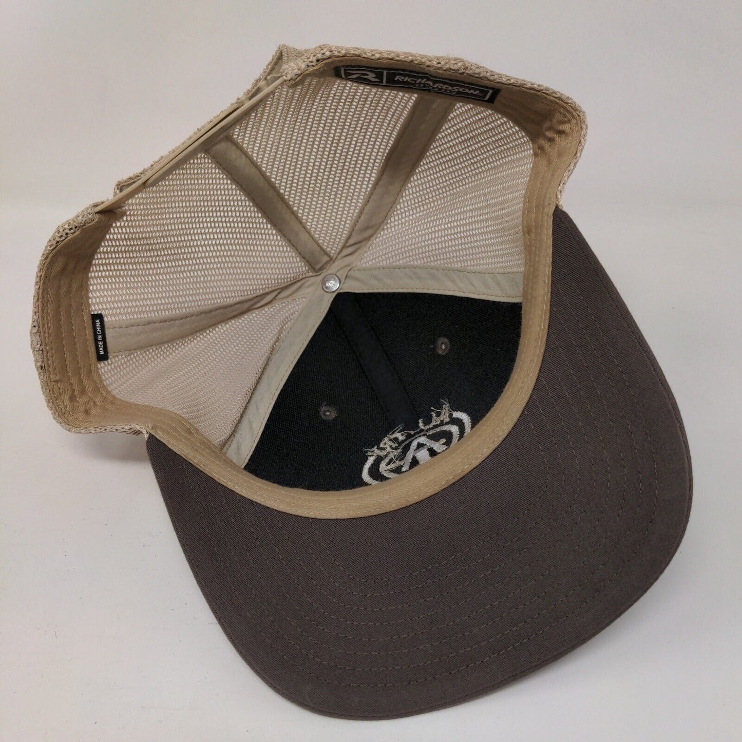 All Try Snapback Mesh Back Trucker Hat Brown One Size Richardson