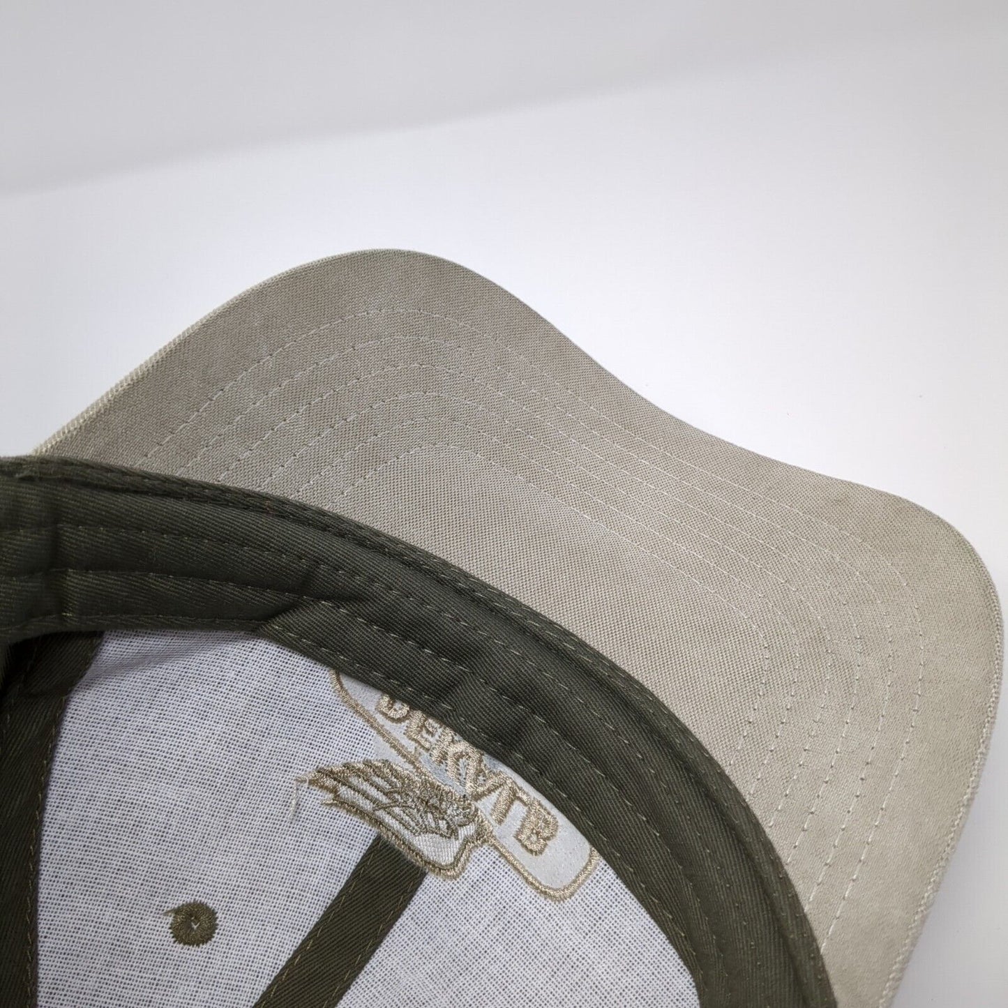 Dekalb Strapback Hat Brown One Size Adjustable Embroidered K-Products