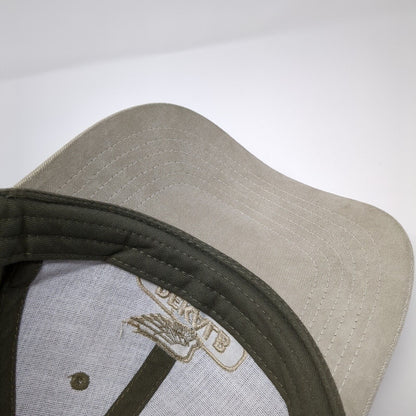 Dekalb Strapback Hat Brown One Size Adjustable Embroidered K-Products