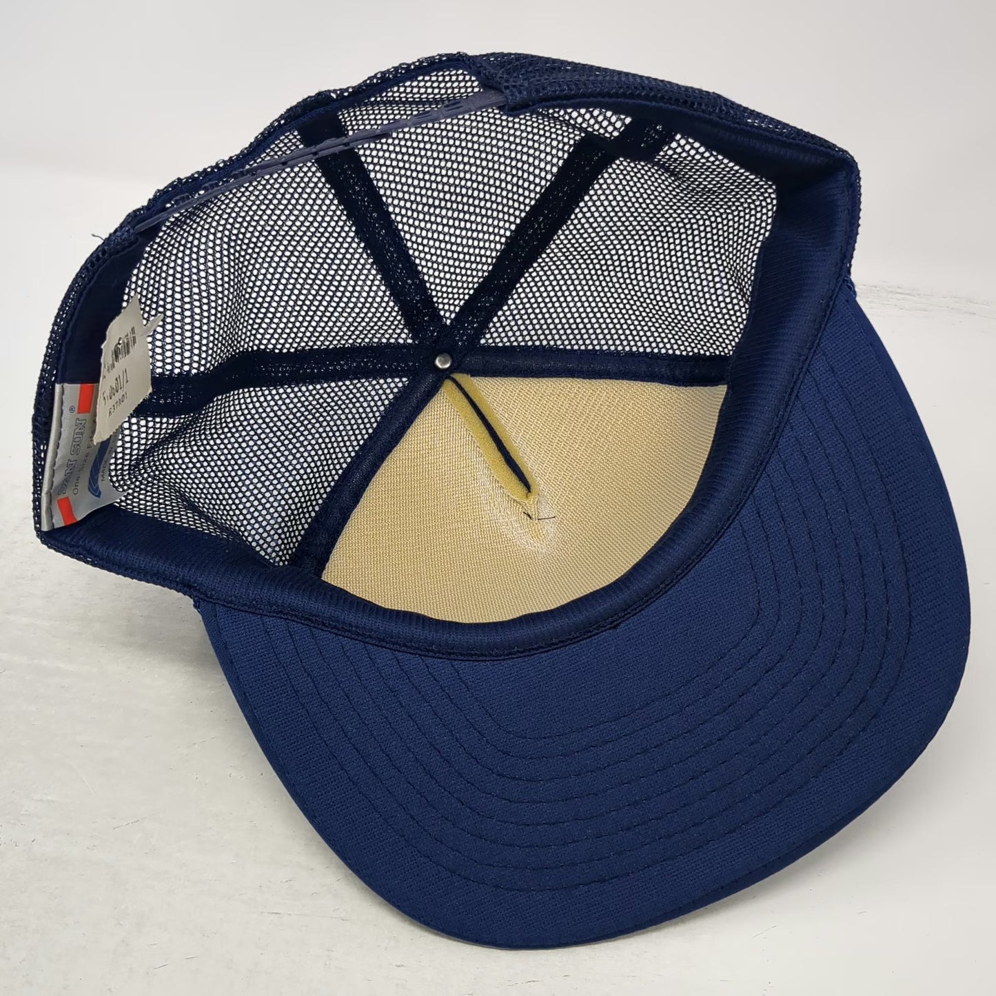 San Sun Blue One Size Trucker Hat Boat Owners Association US Snapback Mesh