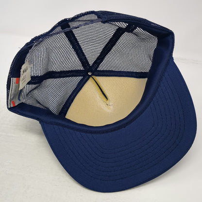 San Sun Blue One Size Trucker Hat Boat Owners Association US Snapback Mesh