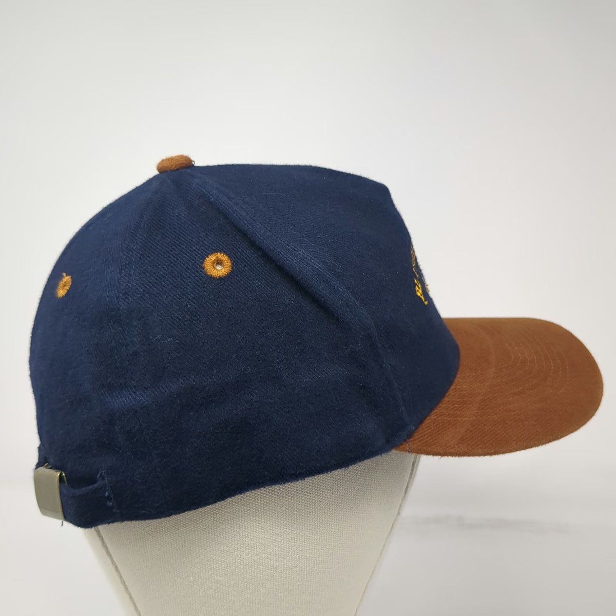 Otto 5 Panel Blue Hat One Size Cotton Twill Ranch Antlers Slideback Buckle Logo