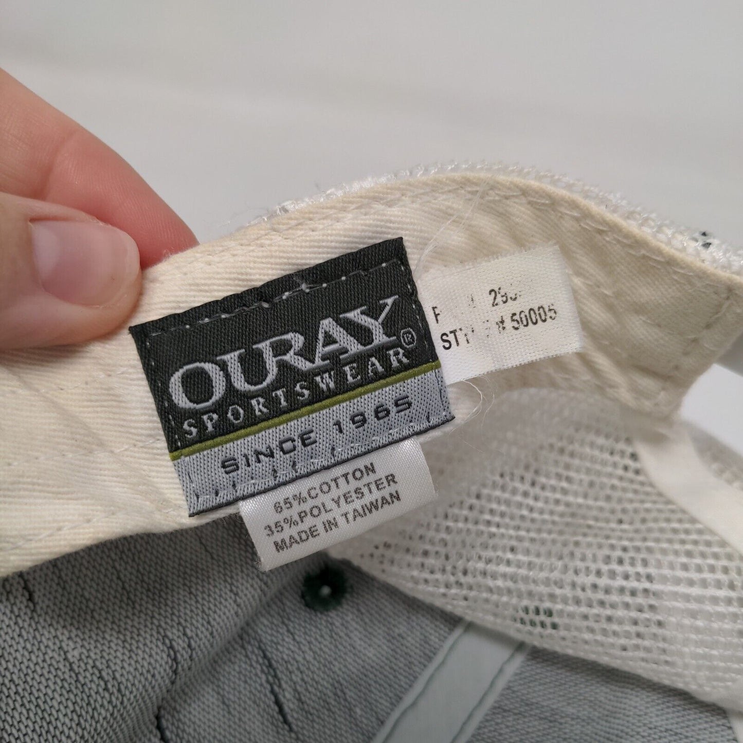 Devil's Thumb Ranch Snapback Mesh Back Trucker Hat Green One Size Ouray