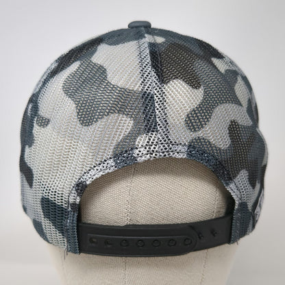 Ski Town All-Stars Trucker Hat One Size Gray Black Camo Après Ski Instructor