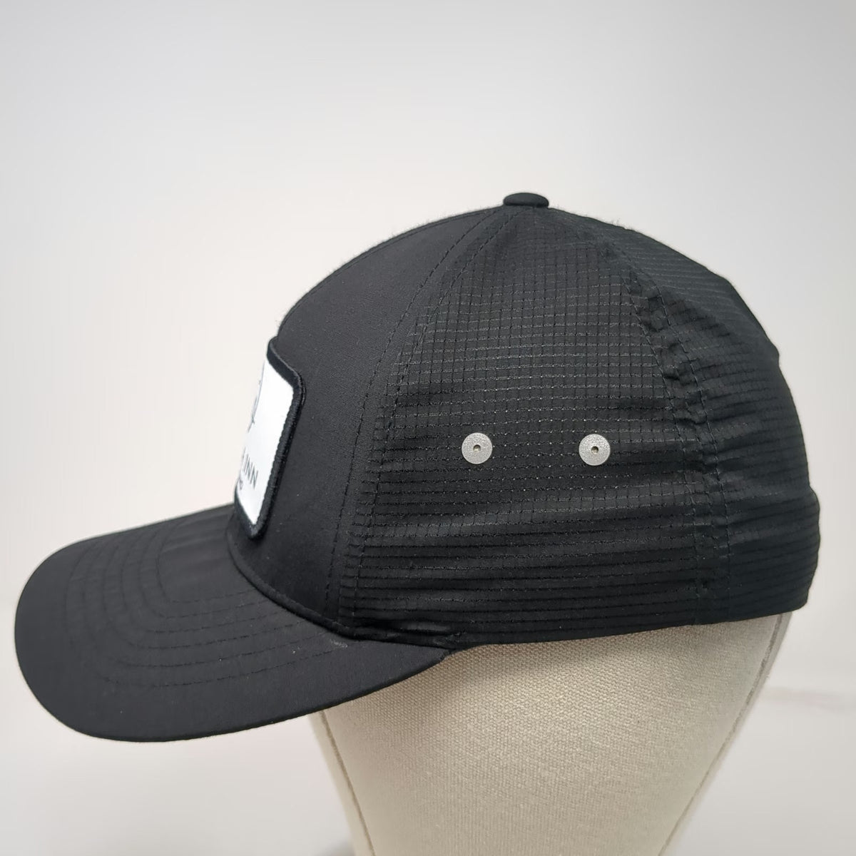 Richardson Baseball Cap Black M Scandia Inn McCall Idaho Mountain Patch Hat
