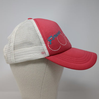 Billabong Trucker Hat Pink One Size Forever Coastal Mesh Back Snapback Foam Surf