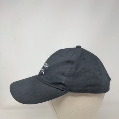 Dream Big Do Good Slideback Hat Black One Size Embroidered Ivory Ella