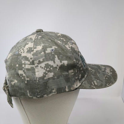 SNCO Baseball Cap Gray Green Beige One Size Arizona Digital Camo Embroidered Hat