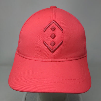 Ola Slideback Hat Pink One Size Adjustable Embroidered Vented Holes 6 Panel