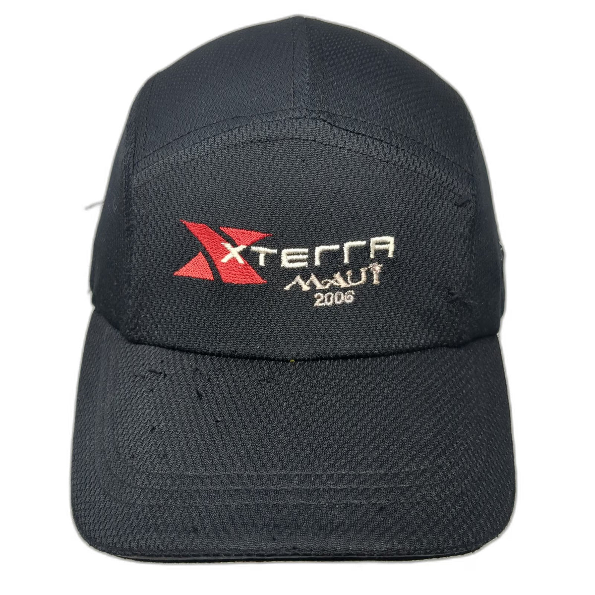 SweatVac 5 Panel Black OSFM Xterra Maui 2006 Strapback Reflective Running Hat