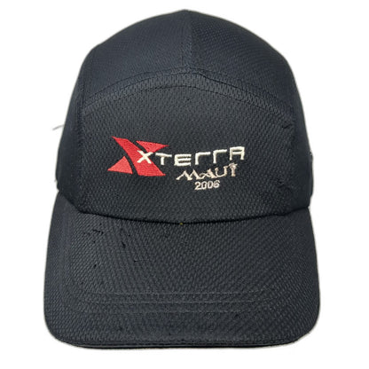 SweatVac 5 Panel Black OSFM Xterra Maui 2006 Strapback Reflective Running Hat