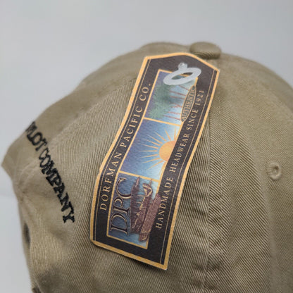 Polyon AG Fertilizer Strapback Hat Tan OSFM Embroidered Dpc W/Tags