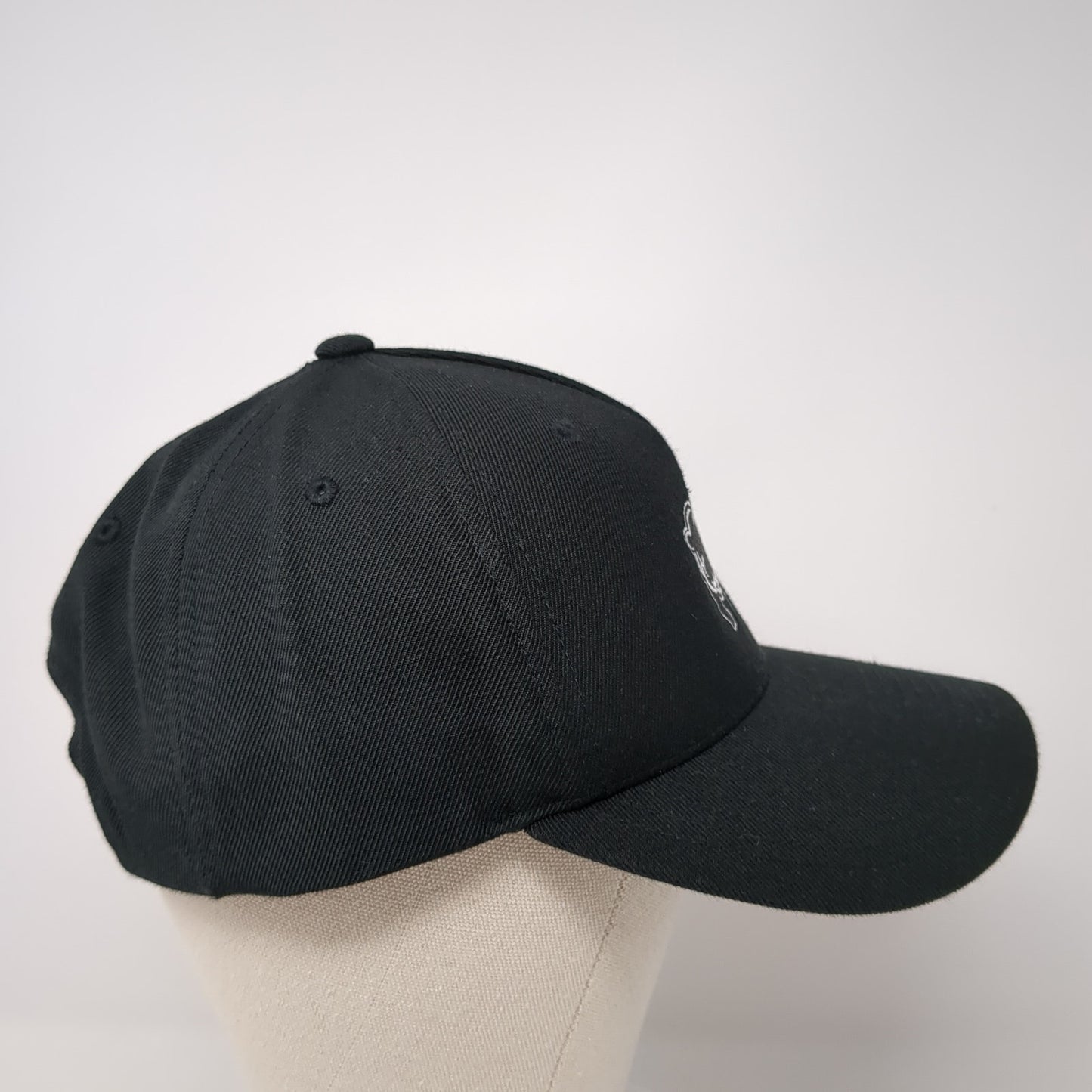 Sheep Snapback Hat Black One Size Adjustable Embroidered The Classics Yupoong