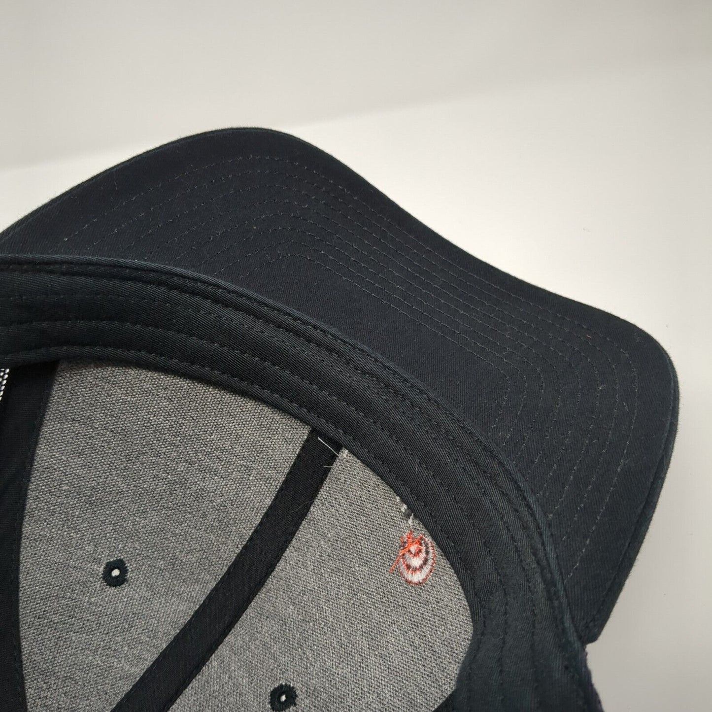 Healthwise Snapback Mesh Back Trucker Hat Black One Size Embroidered