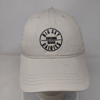 Big Sky Dairies Gooding Idaho Slideback Hat Tan One Size Adjustable Cap America