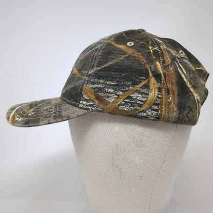 Kati Graybar Camo Baseball Cap Green One Size Slideback Buckle Embroidery Hat