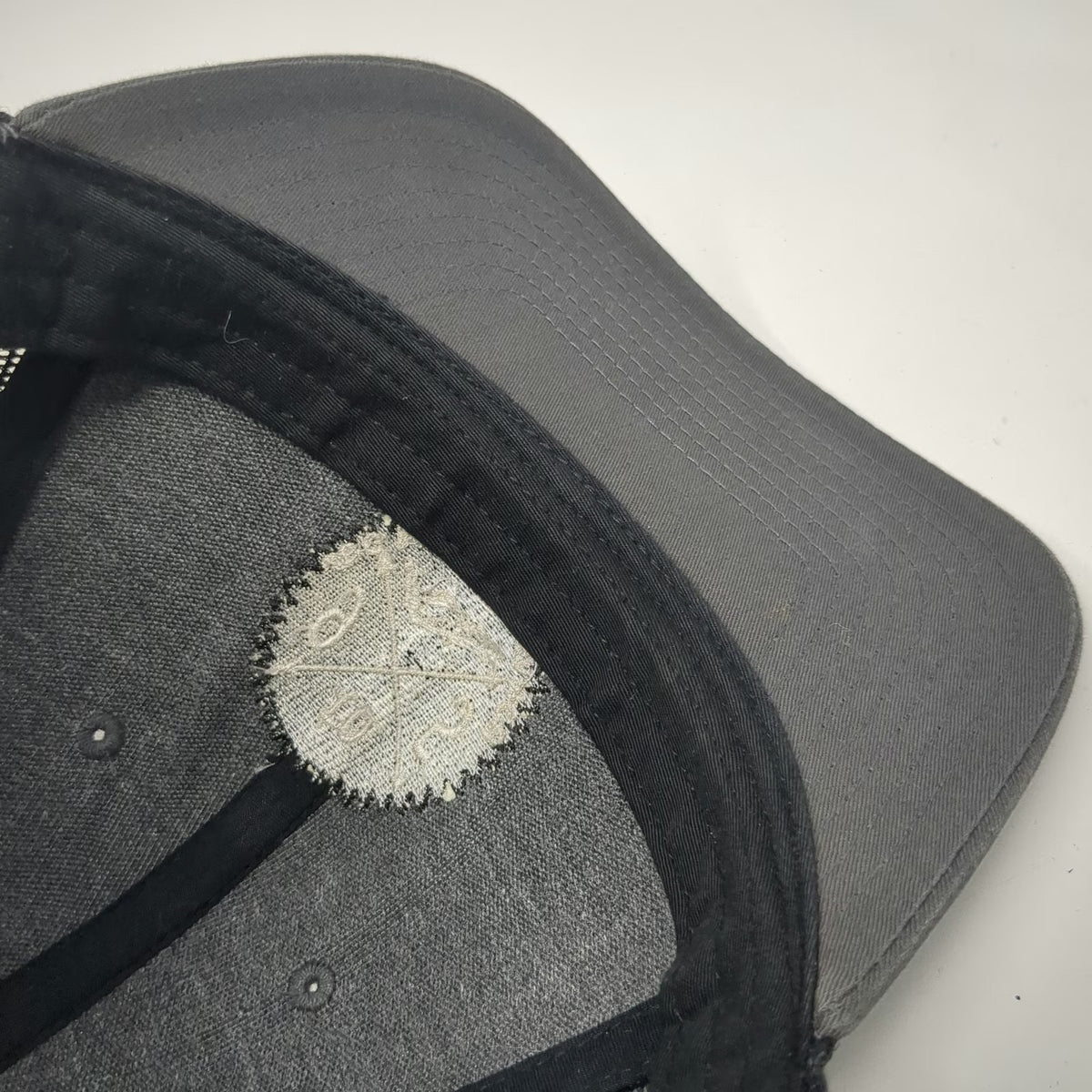 Richardson Trucker Hat Gray L Jug Mountain Ranch 9 to 5 Patch Mesh Back Snapback