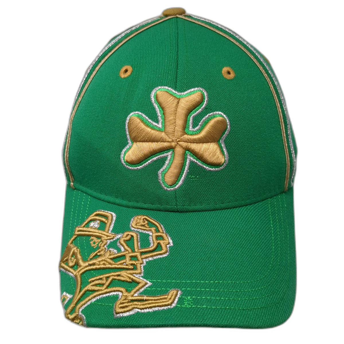 Notre Dame Fighting Irish NCAA Top of the World Green OSFM Cap Hat Shamrock Gold