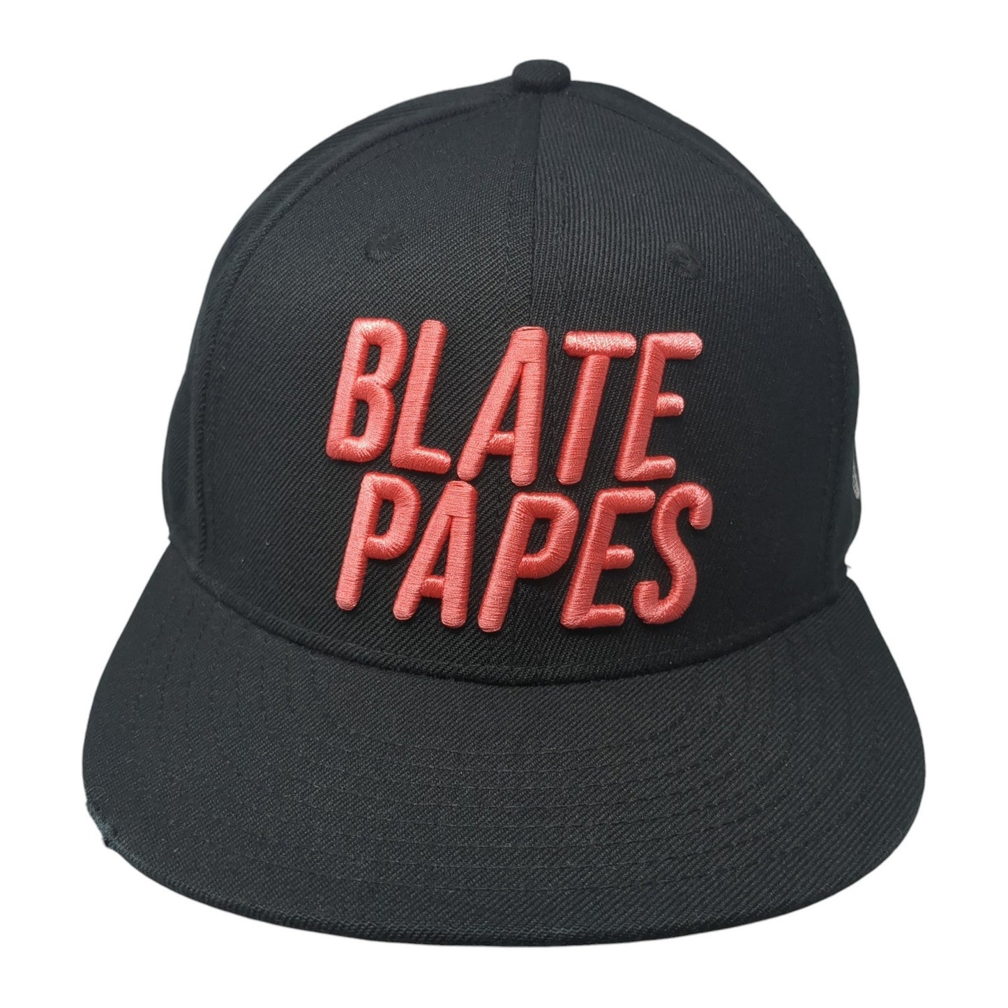 Blate Papes Your Mom's Favorite Snapback Hat Black OS Adjustable Embroidered