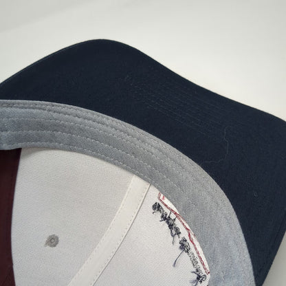 Richardson Trucker Hat Gray Blue Red One Size Raft River Transport Mesh Snapback