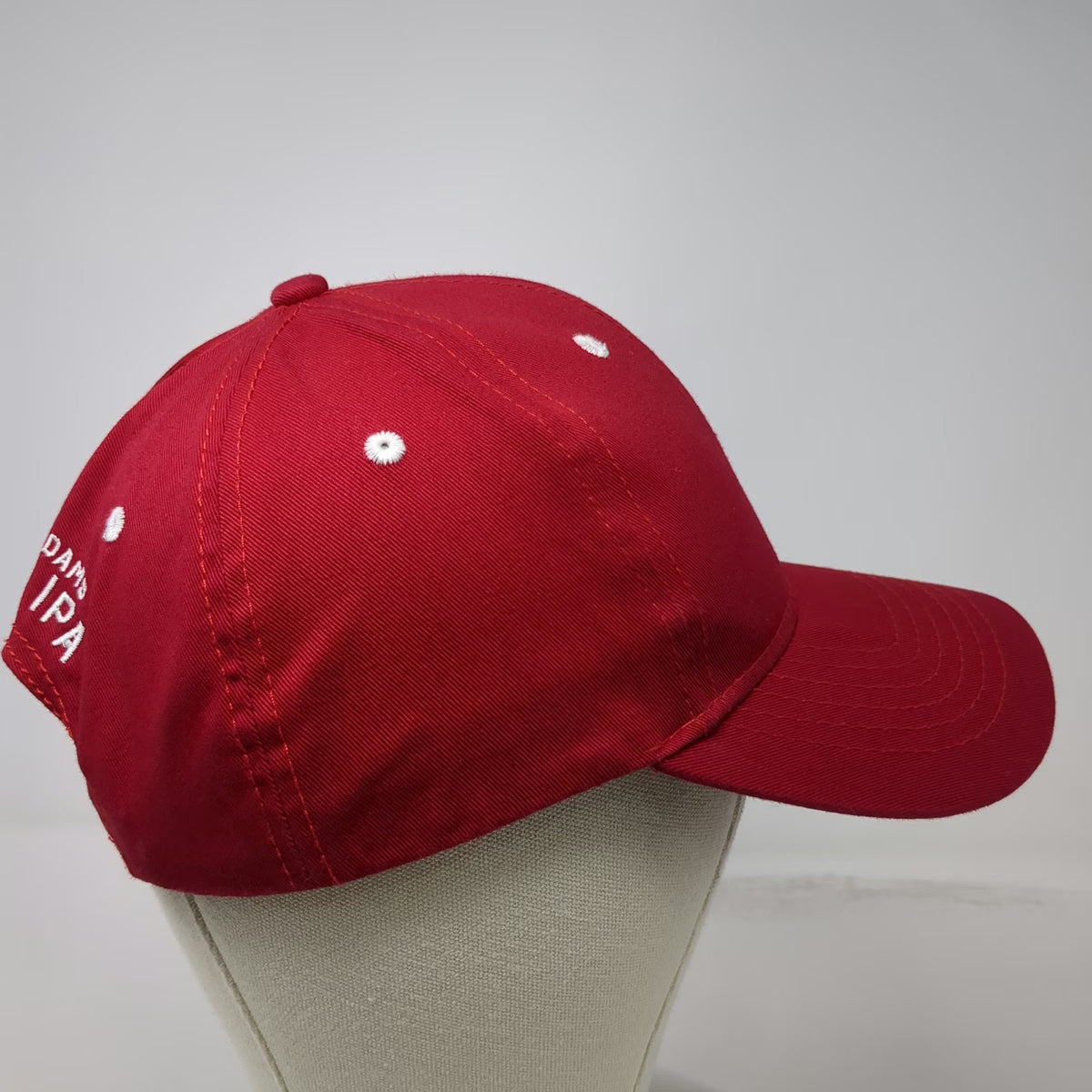 Red Snapback Hat One Size Samuel Adams Rebel IPA Beer Brewery Logo Adjustable