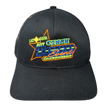 Lazy Arena 2019 Cinch Timed Event Championship Snapback Trucker Hat Black OS