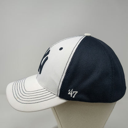 New York Yankees MLB '47 Baseball Cap Hat White Blue One Size Mesh Strapback