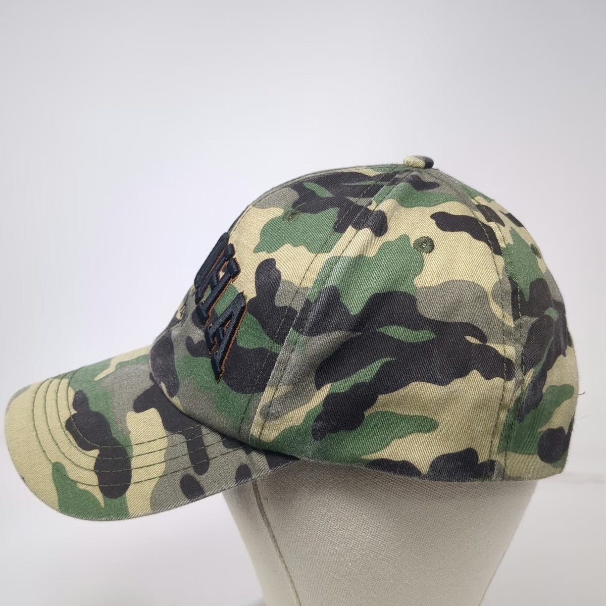 Robin Ruth Baseball Cap Green Brown Camo One Size Hawaii Aloha Embroidery Hat