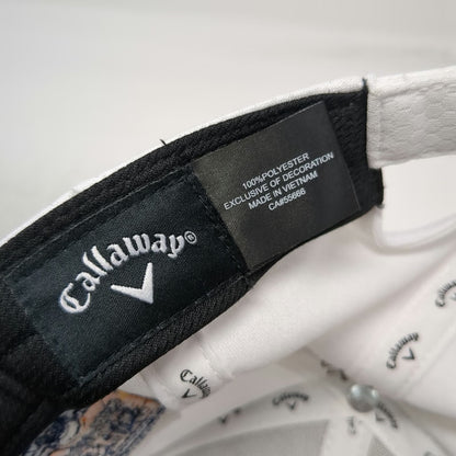 Callaway Baseball Cap White One Size Future Champions Golf Patch Strapback Hat
