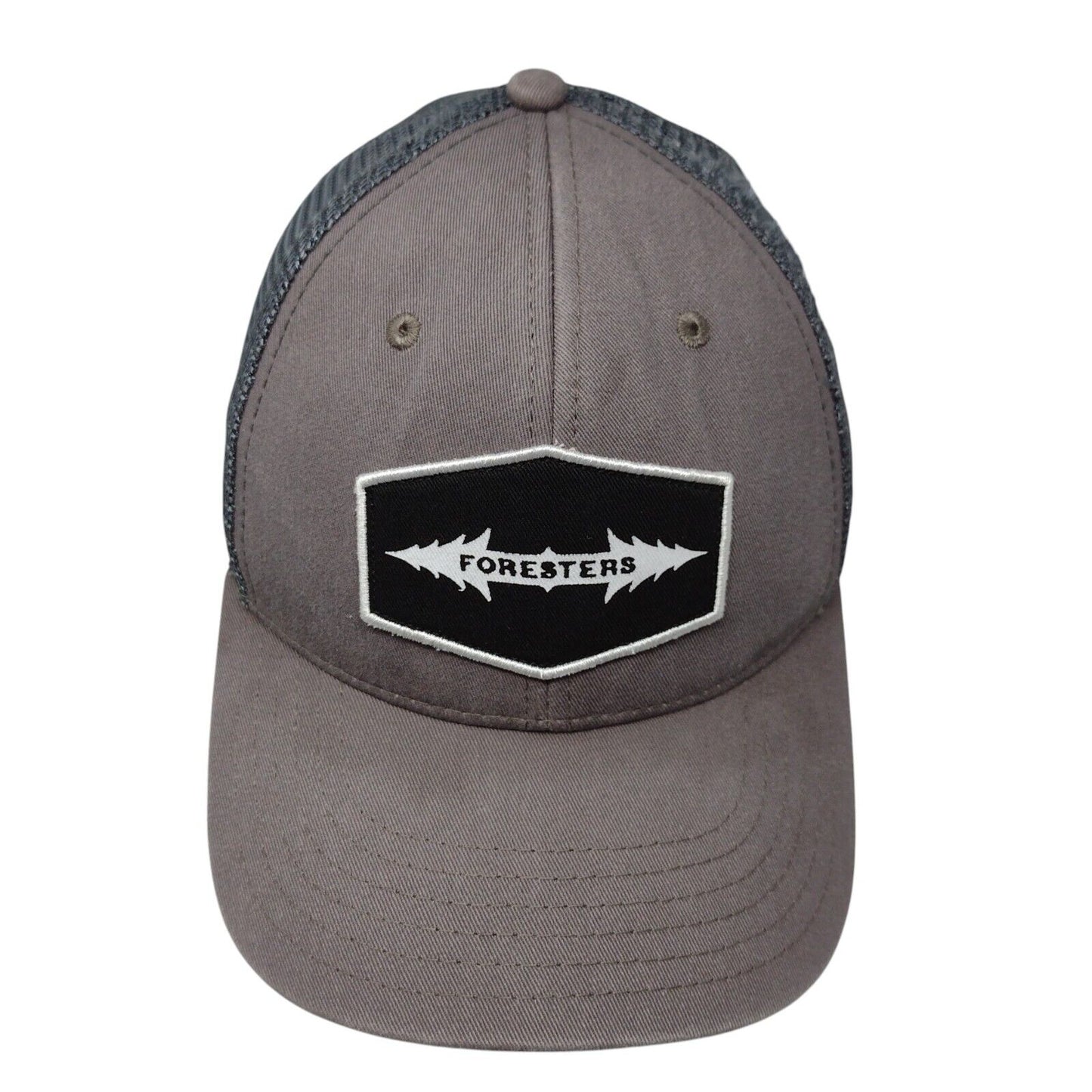 Foresters Snapback Trucker Hat Gray OSFA Adjustable Embroidered Mesh Back Pukka