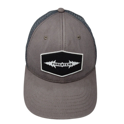 Foresters Snapback Trucker Hat Gray OSFA Adjustable Embroidered Mesh Back Pukka
