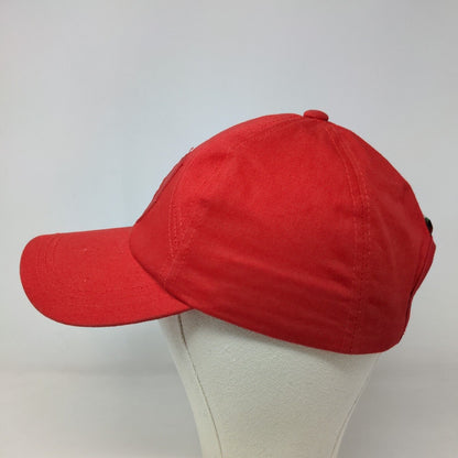 Puma Men's Slideback Hat Red Size OS Stitched 3D Horse Logo 100% Cotton